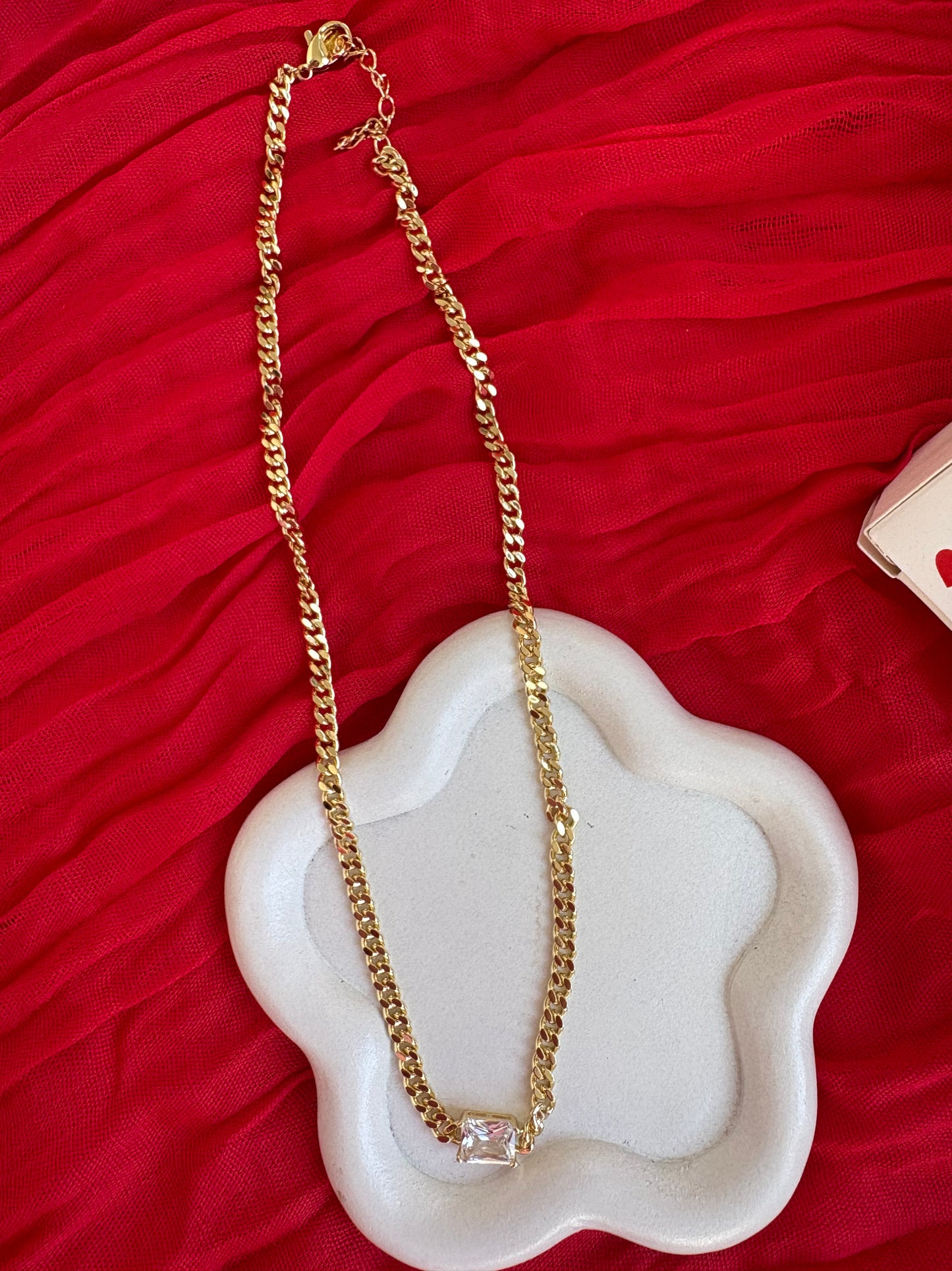 Small diamond necklace