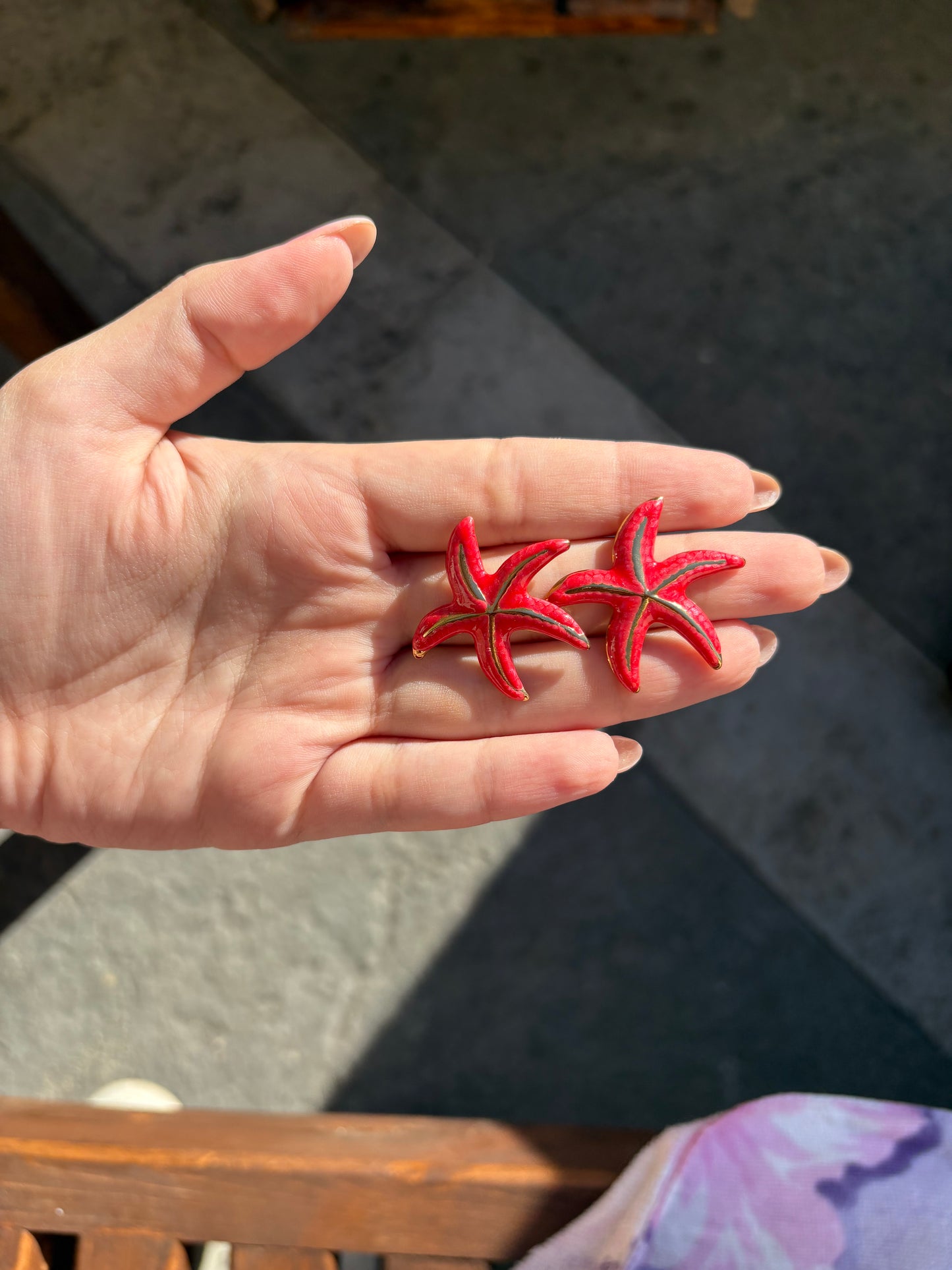Red starfish