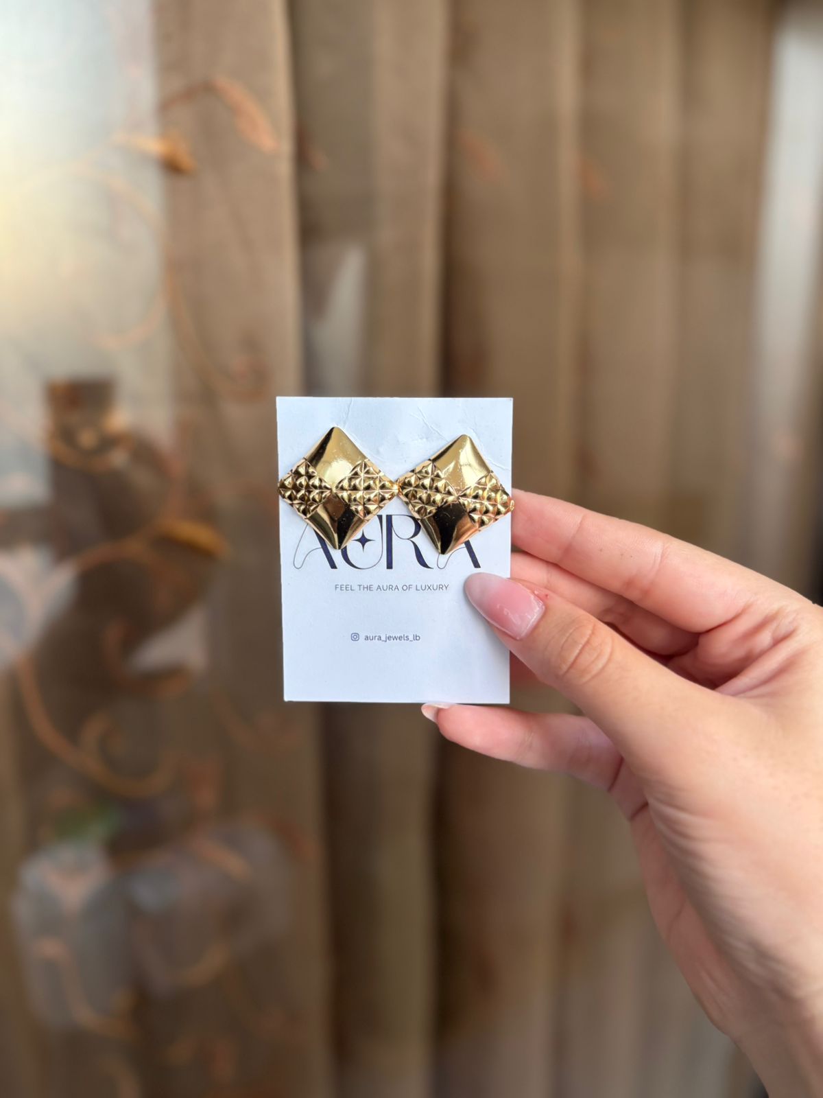 Golden earrings