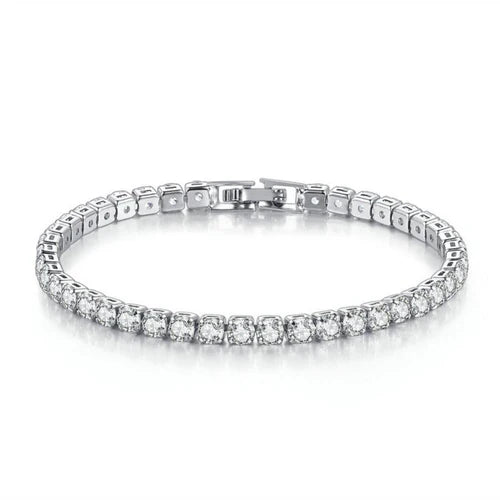 Tennis bracelet in silver