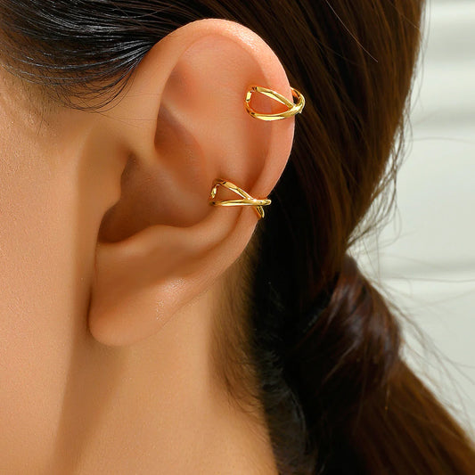 Cross Ear Cuffs