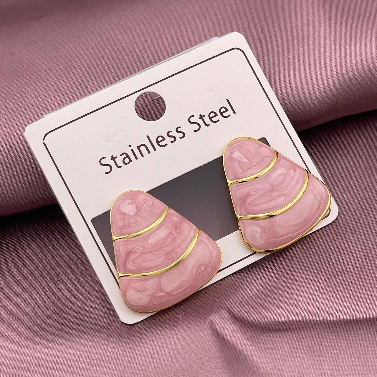 Pink earrings