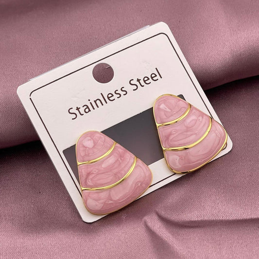 Pink earrings