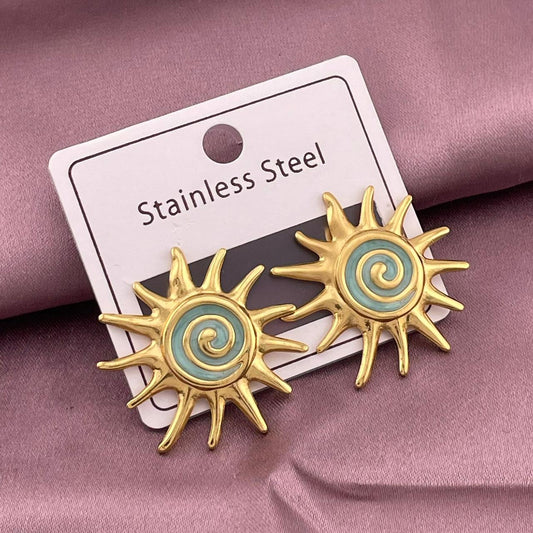 Sun earrings