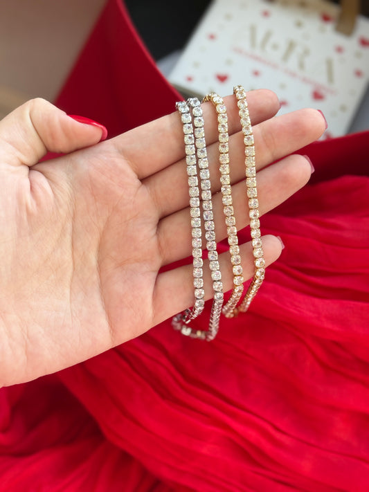 Tennis necklaces