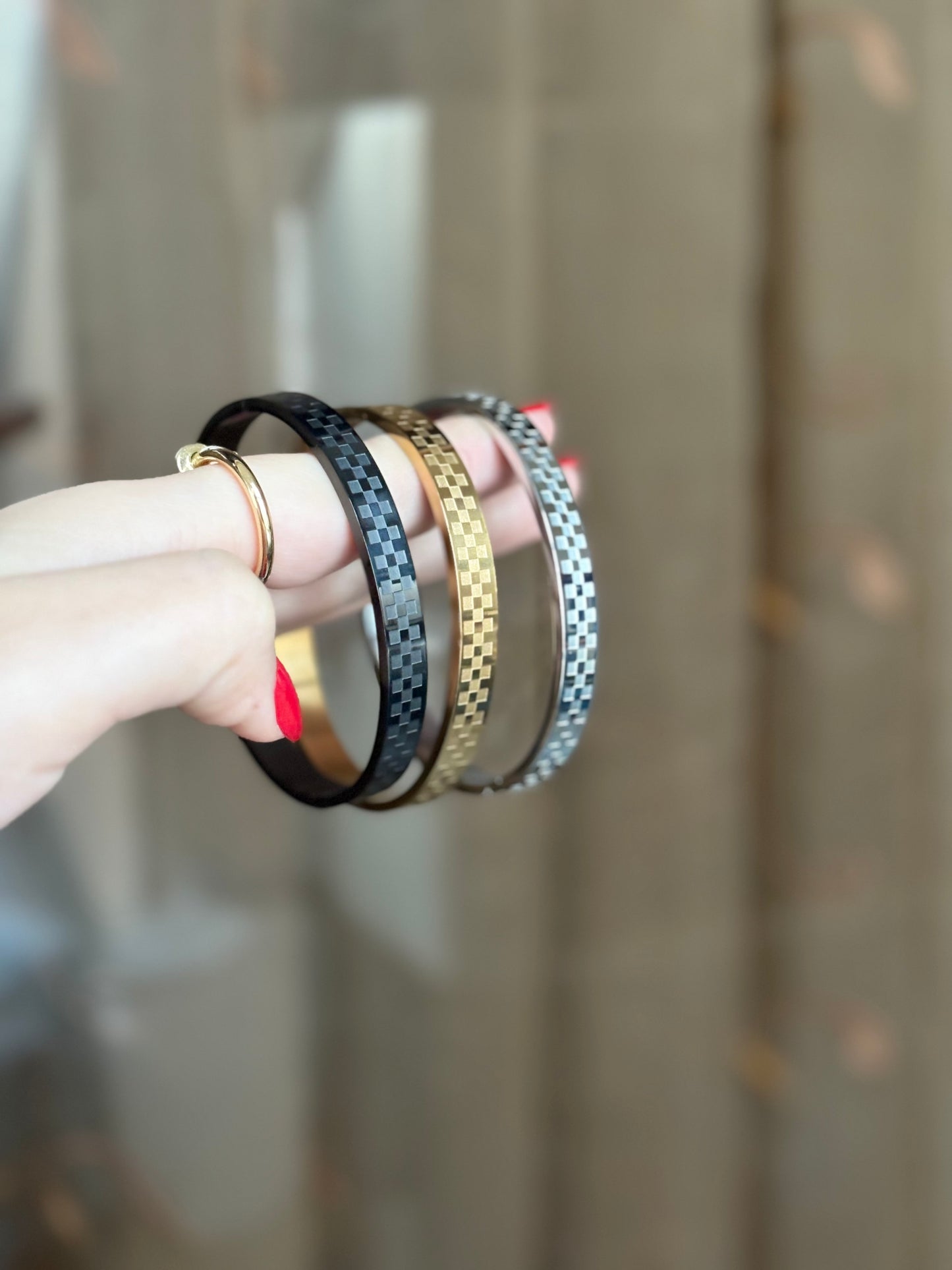 Bangles for men in 3 colors