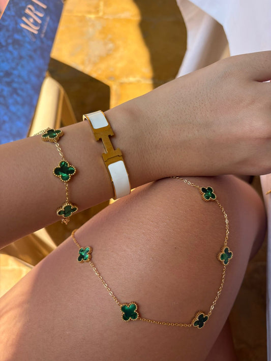 Green Van cleef set (2 pieces)