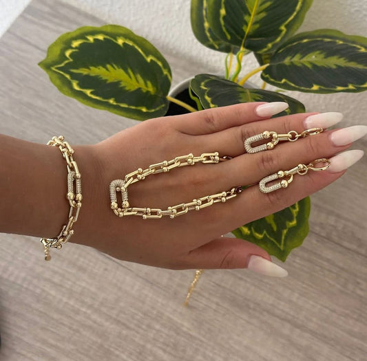 Golden tiffany set