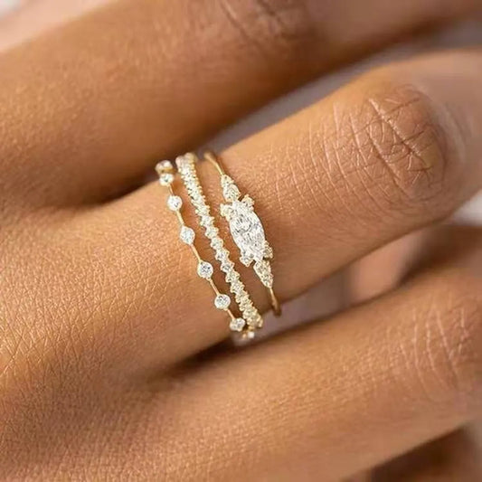 Zircon rings
